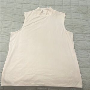 Sleeveless Cream Top